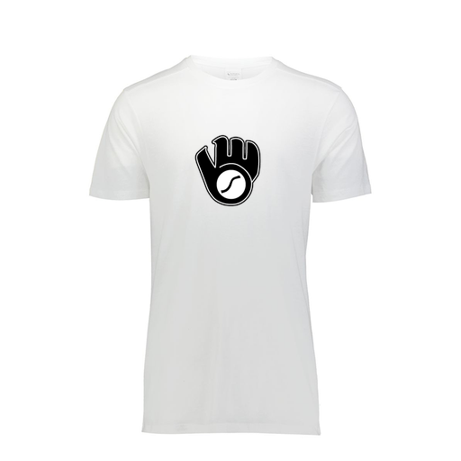 [FTSCUBWH-YS-LOGO3] Decker Youth Tri-Blend T-Shirt - Short Sleeve (Youth S, White, Logo 3)