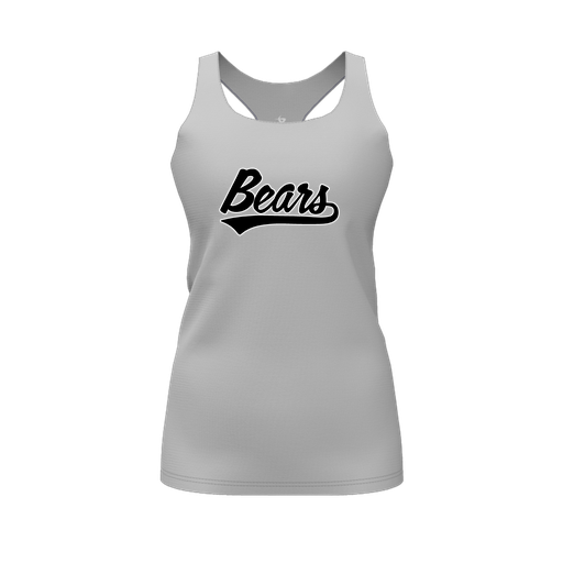 [FT0TRBGY-FYS-LOGO2] Decker Racerback Tank Top (Female Youth S, Gray, Logo 2)
