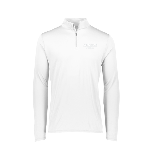 [FTLQFLWH-FAXS-LOGO1] Decker Women's Flex-Lite 1/4 Zip Shirt (Female Adult XS, White, Logo 1)