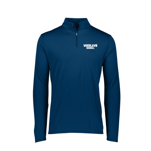 [FTLQFLNV-FAXS-LOGO1] Decker Women's Flex-Lite 1/4 Zip Shirt (Female Adult XS, Navy, Logo 1)