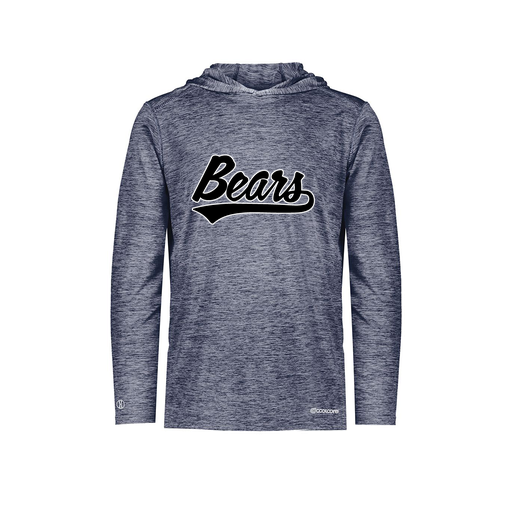 [FOLHCGNV-AS-LOGO2] Decker Men's Charge Hoodie (Adult S, Navy, Logo 2)