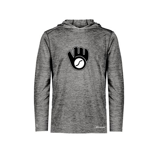 [FOLHCGBK-YS-LOGO3] Decker Youth Charge Hoodie (Youth S, Black, Logo 3)