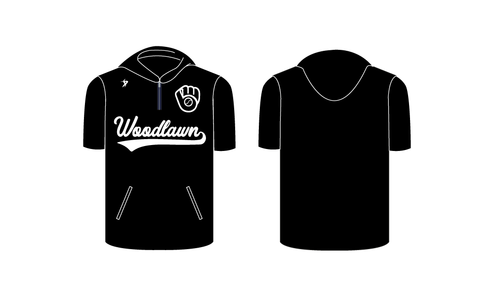 Woodlawn High School - Black 1/4 Zip