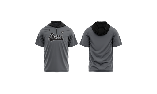 Woodlawn Baseball - Grey/Black 1/4 Zip